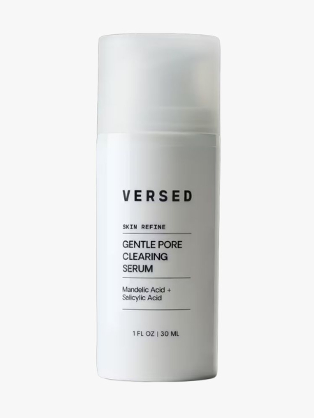 Versed Skin Refine Gentle Pore Clearing Serum in branded component on a light gray background